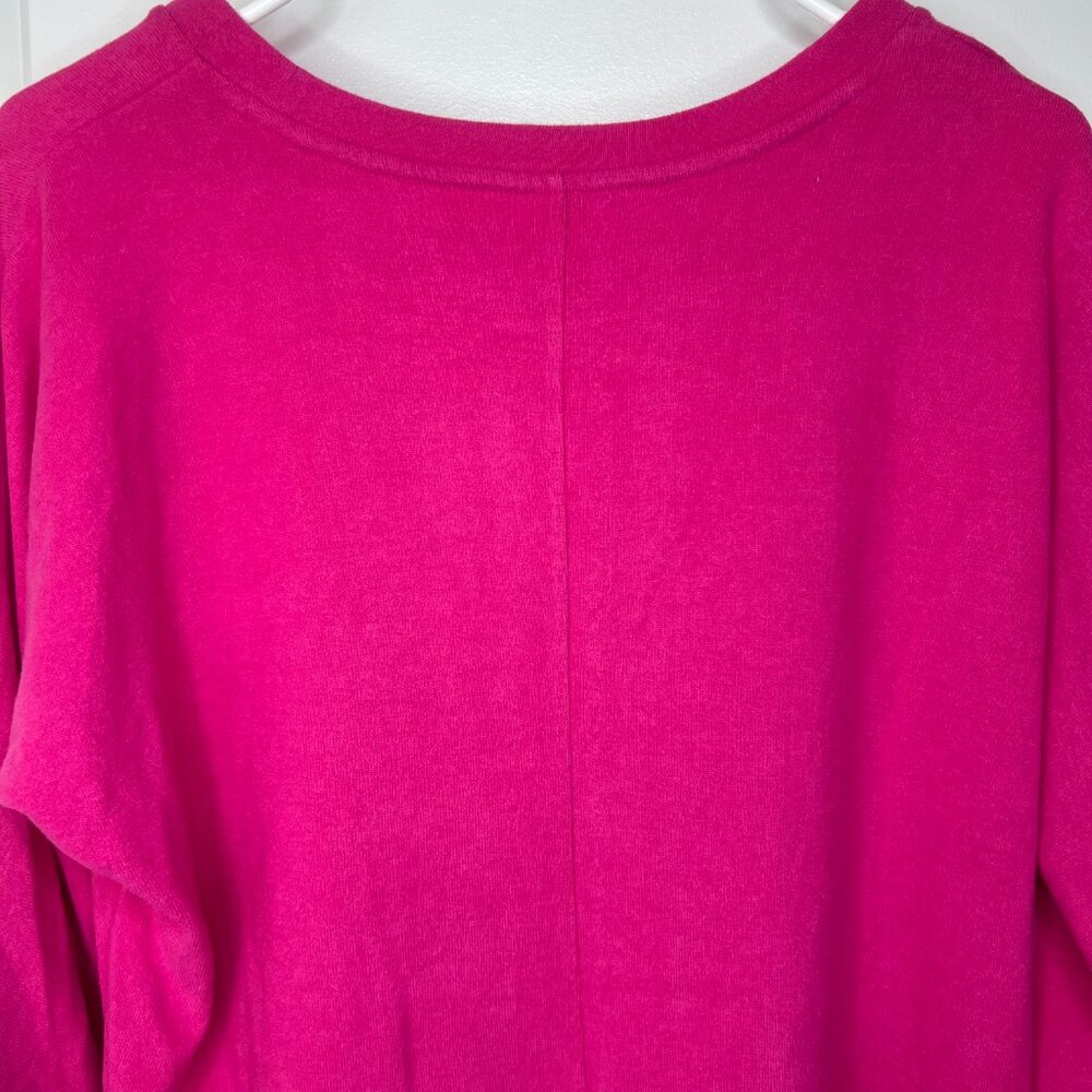 Sonoma Life + Style Tunic Women's Sz Medium PINK 3/4 Sleeve SOFT - Picture 6 of 10